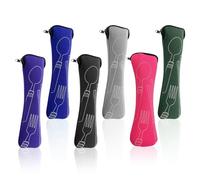 EHDWXVZM Bolsa de cubiertos de 6 piezas, bolsa de almacenamiento para tenedor y cuchara, bolsa para cubiertos con cremallera, bolsa para cubiertos portátil, bolsa para cubiertos a prueba de polvo,