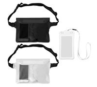 EHDWXVZM Bolsa Impermeable para teléfono móvil de 3 Piezas, Bolsa para teléfono móvil de Buceo, riñonera Impermeable para teléfono móvil, Bolsa para teléfono móvil con cordón