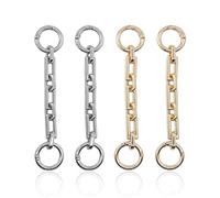 EHDWXVZM Cadena De Extensión De La Bolsa De 4 Piezas, Cadena De Bolsas De Metal, Accesorios De Bolsas, Cadena De Bolsa Simple Y Versátil, Materiales De Bolsa De Bricolaje.