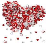 EHDWXVZM Confeti En Forma De Corazón De 30G, Confeti De Amor Brillante, Decoración De Mesa De Fiesta, Confeti para Lanzar Fiestas, Accesorios De Decoración De Escena De Fiesta