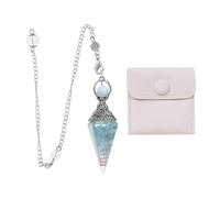 EHDWXVZM Costeo Cole Hexagonal De Cono Hexagonal, Bolsa De Joyería De 1 Pieza, Cole De Piedra De Aura Healing, Clásico Retro, Regalo De Gema Creativa.