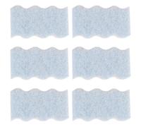 EHDWXVZM Esponja De Limpieza Ondulada De 6 Piezas, Herramientas De Limpieza para El Hogar, Cepillo De Limpieza para Eliminar Aceite, Esponja De Limpieza Multiusos, Esponja De Limpieza Sin Rayones