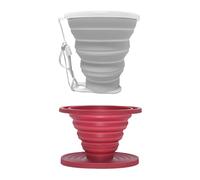 EHDWXVZM Filtro de café de 1 pieza, taza de agua plegable de 1 pieza, filtro de café plegable, filtro portátil, filtro de camping
