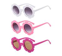 EHDWXVZM Gafas de Sol para Bebés y Niños con Forma de Flores, Protección UV, Disco - Sombrilla al Aire Libre