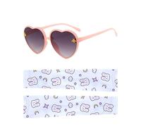 EHDWXVZM Gafas de Sol Para Niños en Forma de Corazón - 1 Par Con Fundas de Hielo Para Exteriores y Verano