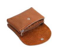 EHDWXVZM Monedero de Piel de 1 Pieza, Cartera de Doble Compartimento, Cartera de Mano pequeña, Tarjetero Elegante para Mujer, Monedero Corto, Cartera a presión