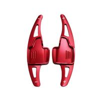 EHDXGGEK 2 extensiones de palanca cambios for volante coche, compatibles con Ford Focus 2015-2018, Kuga Escape 2017-2019(Red)