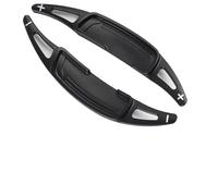 EHDXGGEK Compatible con Renault Clio 5 Captur 2 Arkana Zen Initiale Paris XM3 Extensión de palanca cambios for volante coche(Black)