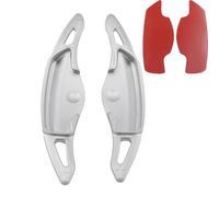 EHDXGGEK Extensión de palanca cambios for volante compatible con 2022 Sonata N Line Tucson Elite NX4 Creta Santa Cruz Staria, accesorios for coche(Silver)