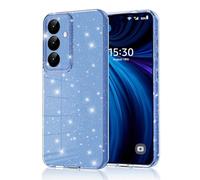 Eherui Funda para Samsung Galaxy A56 5G con purpurina, funda de silicona TPU antihuellas, funda protectora resistente a golpes, delgada, resistente a los arañazos y de seguridad contra caídas para