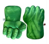 EHIOG Guantes de Boxeo para Niños, Guantes de Espuma Suave para Cosplay, Mango Incorporado Tamaño Universal, Cosplay para niños, Halloween y cumpleaños (Verde)