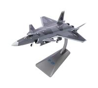 EHJRE Avión de J20 1/144, Modelo de Avión Fundido a Presión para Regalo, para Estantería, Sala de Estar Y Bar