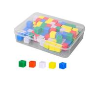 EHJRE Juego de 100 Cubos de Centímetros para Y Aprender Matemáticas en Jardín de Infantes.