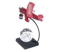 EHJRE Modelo de avión Decorativo, Adorno artístico de Escritorio, Figura de avión para Mesa y Sala de Estar, Rojo