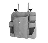 EHJRE Organizador de Pañales Colgante, Organizador de Guardería, Multifuncional, Indispensable, para Cambiador Y Cuna, para Dormitorio, Gris Oscuro, tal como se describe