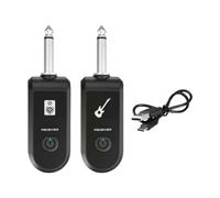 EHJRE Receptor Y Transmisor de Guitarra, Adaptador XLR para Instrumentos Musicales Y Micrófonos, Conjunto negro a