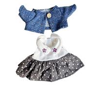 EHJRE Ropa de Muñeco de Peluche para Disfraces de 20cm, Accesorios para Muñecos de Peluche, Disfraz,