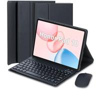 EHLCYS Funda con Teclado para Honor Pad 10 12,1 Pulgadas (Versión 2025), Español Ñ Teclado Bluetooth Inalámbrico Magnético Desmontable, Funda Protectora Ultrafina Multiángulo con Ratón