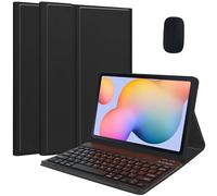 EHLCYS Funda con Teclado para Lenovo Tab M10 Plus 3ª Generación 10,6 Pulgadas 2022 Tableta, Teclado Bluetooth Inalámbrico Desmontable Magnético, Funda Ultrafina Multiángulo con Ratón,Negro