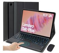 EHLCYS Funda con Teclado para Lenovo Tab Plus 11,5 Pulgadas 2024 (TB351FU), Teclado Español Ñ con Panel Táctil Retroiluminado 7 Colores, Funda Ultrafina con Soporte Tipo Folio con Mouse