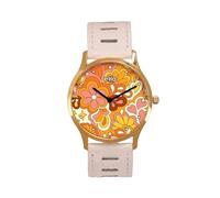 eHo Reloj Upcyclée Colección Sixties - Blanca Flower Power