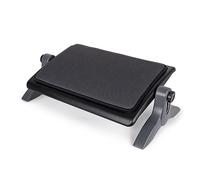 EHO Reposapiés para debajo del escritorio en el trabajo, reposapiés balancín con almohadilla suave lavable, reposapiés ergonómico con 3 posiciones de altura para silla de oficina, hogar, avión,