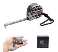 EHOENTROPY Cinta métrica telescópica de acero inoxidable con protección contra la corrosión, 3 m x 16 mm, diseño hueco, acero inoxidable, anticorrosión, resistente a la corrosión, impermeable