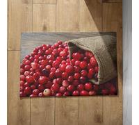 EHOMERY Alfombra de Cocina Antideslizante Lavable Felpudo Entrada Casa One Piece Baya Alfombras de Habitacion Anime Alfombrillas Fiat Tipo 45x75cm,