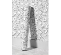 EHOMERY Papel Autoadhesivo 3D Grueso Pintado Para Muebles Noble Art Patrón Retro 3D Arte Noble Baño Vintage 45x200cm