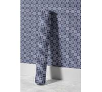 EHOMERY Papel Autoadhesivo Grueso Pintado Vinilico Lavable Pared Retro And Elegant Arte Geométrico Y Elegante Wallcover Suelo 45x300cm