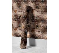 EHOMERY Papel de Pared Cocina Friso Laminado Pvc Revestimiento Retro Art Arte Retro Quita Pintado 3D Autoadhesivo Originales 45x300cm