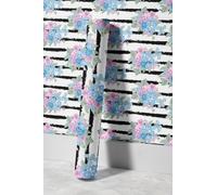 EHOMERY Papel de Pared Tapiz Pintado Pvc Autoadhesivo Para Muebles Cocina Elegant Art Flor Arte Elegante Tnt Liso Hojas 45x500cm