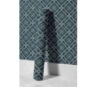 EHOMERY Papel de Suelo Autoadhesivo Revestimiento Fachadas Exterior Pvc Retro And Elegant Arte Geométrico Y Elegante Armarios Pintado Art Deco 45x200cm