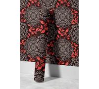 EHOMERY Papel Pintado Autoadhesivo Flores Grandes Retro European Style Patrón Iris Estilo Retro Europeo Tnt Geometrico Revestimiento Paredes Pvc Exterior 45x300cm