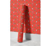 EHOMERY Papel Pintado Texturizado Autoadhesivo Pared de Flores Cute Cartoon Christmas Lindos Dibujos Animados Navideños Wallcover Resistente Agua 45x300cm
