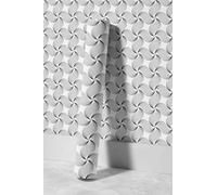 EHOMERY Papel Vinílico Para Muebles Revestimiento Pvc Adhesivo Pared Baño Modern Minimalist Arte Geométrico Minimalista Moderno Pintado Geometrico Tapiz Autoadhesivo Suelo 45x500cm