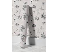 EHOMERY Rollo de Papel Pvc Tapiz Pared 3D Autoadhesivo Paisajes Elegant Retro Malas Hierbas Elegante Estilo Retro Kit Para Poner Pintado Dormitorio 45x300cm