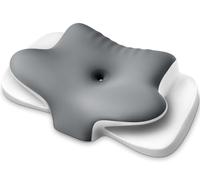 Ehomfory Almohada Cervicales y Cuello, Transpirable Almohada Cervical de Espuma Viscoelástica, 2 en 1 Almohada Ergonómica para Dormir de Lado, Boca Arriba y Boca Abajo