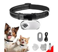 ehomful HD 1080P - Collar para cámara de Gato con grabación de Video, Mini cámara Deportiva inalámbrica, cámaras de acción pequeñas, cámara Corporal para Suministros para Mascotas, artículos para