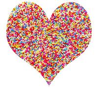 EHOPE Chispas falsas de resina de 50 g, chispas de caramelo falsas, chispas de arcilla, rodajas de arcilla polimérica, rodajas de arcilla polimérica para arte de uñas, manualidades, pasteles, funda de