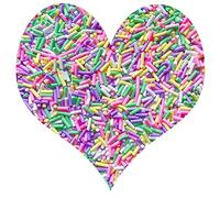 EHOPE Gránulos falsos de resina de 50 g, chispas de arcilla de polímero para arte de uñas, manualidades, pasteles, funda de teléfono (50 g, gránulos de azúcar morados, verdes y blancos, 20 A)