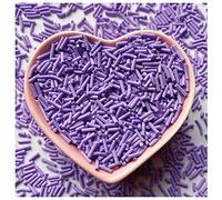 EHOPE Gránulos falsos de resina de 50 g, chispas de arcilla de polímero para arte de uñas, manualidades, pasteles, funda de teléfono (6 moradas)