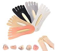 EHOTER 5 pares de calcetines ortopédicos para alivio de juanetes, calcetines ortopédicos de compresión para los dedos de los pies, calcetines de salud para alinear los juanetes, calcetines para