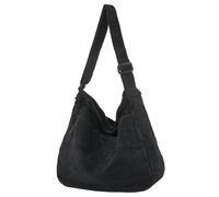 EHOTER Bolso bandolera de lona casual para mujeres y hombres, bolso grande de mensajero, para viajes y trabajo, Black, 1