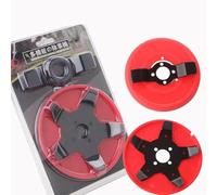 EHOTER Cabezal de cortador de cepillo universal para cortacésped, placa de desbrozadora universal, bandeja de deshierbe, accesorios para cortacésped, placa para césped, patio, jardín, recorte y poda