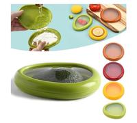 EHOTER Caja de almacenamiento de frutas de silicona 2024, contenedores de almacenamiento de frutas de silicona, material mejorado, recipientes de almacenamiento de frutas de silicona para nevera,