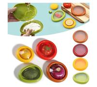 EHOTER Caja de almacenamiento de frutas de silicona 2024, contenedores de almacenamiento de frutas de silicona, material mejorado, recipientes de almacenamiento de frutas de silicona para nevera,