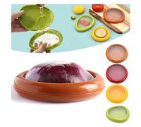 EHOTER Caja de almacenamiento de frutas de silicona 2024, contenedores de almacenamiento de frutas de silicona, material mejorado, recipientes de almacenamiento de frutas de silicona para