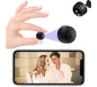 EHOTER Cámara espía 1080P HD Mini cámara de seguridad oculta Wifi inalámbrica Micro Nanny Cam con audio y video - Visión nocturna detección de movimiento vigilancia para interior/hogar (B)