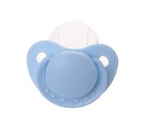EHOTER Chupete de gran tamaño de silicona de grado alimenticio para adultos, divertido juguete para padres e hijos, diseño protector de bebé (azul)
